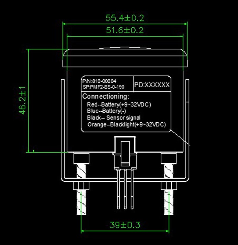 Samdo 52mm Voltmeters Voltage Meters Universal Voltage Gauges Waterproof 8-16V for Boat Yacht Auto Motor Home Truck - Image 4